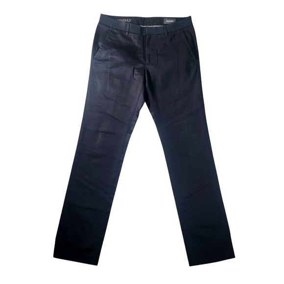 Bonobos Weekday Warrior Pants Men's 31x32 Slim Straight Navy Blue Comfort Monday - Picture 1 of 9